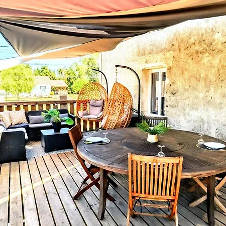 펜션 L'echappee Huroise, Piscine Et Privatifs